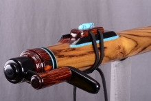 Teak Native American Flute, Minor, Bass F#-3, #K37J